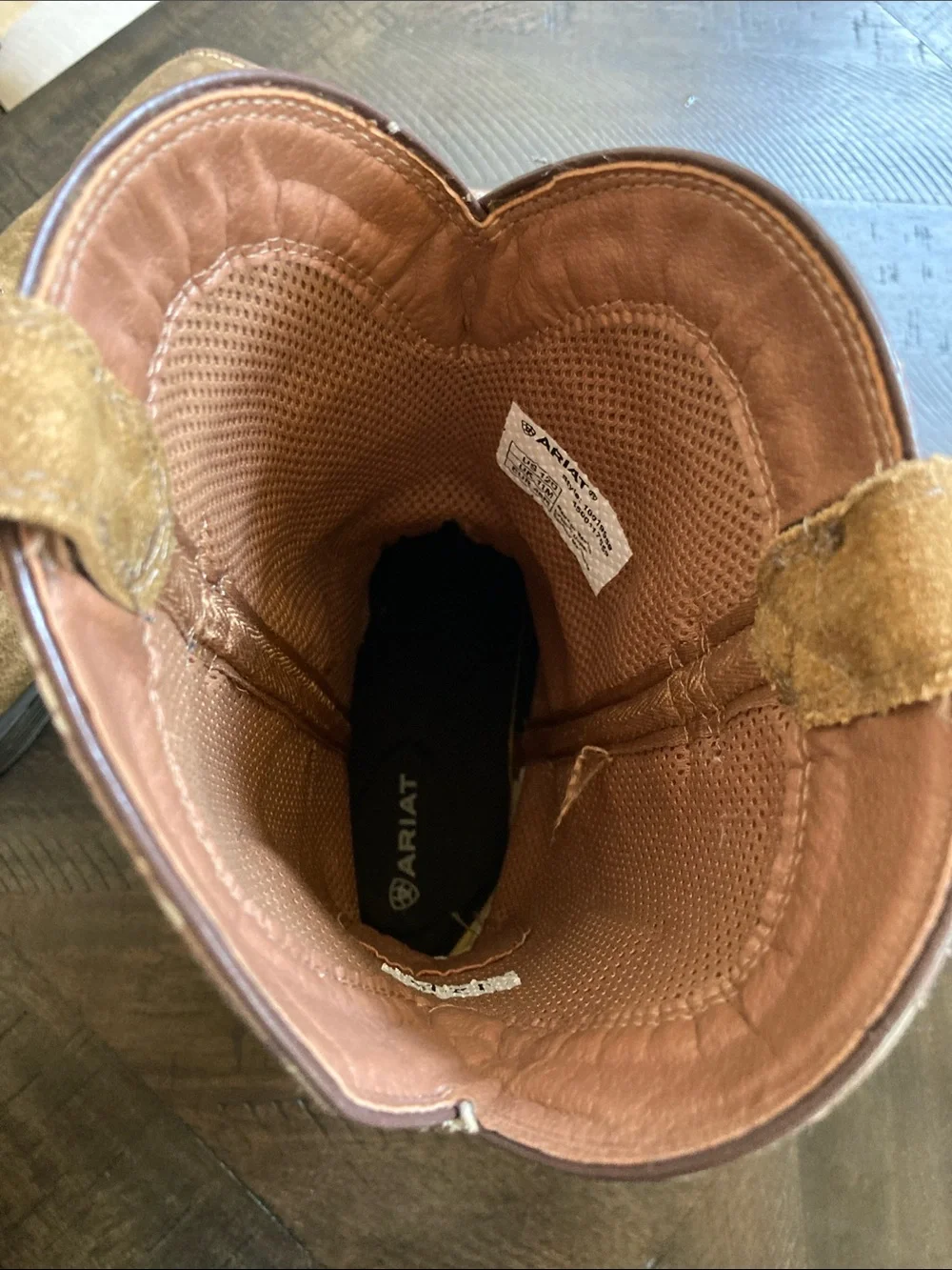 Ariat Tan/Brown Work Western Boots
